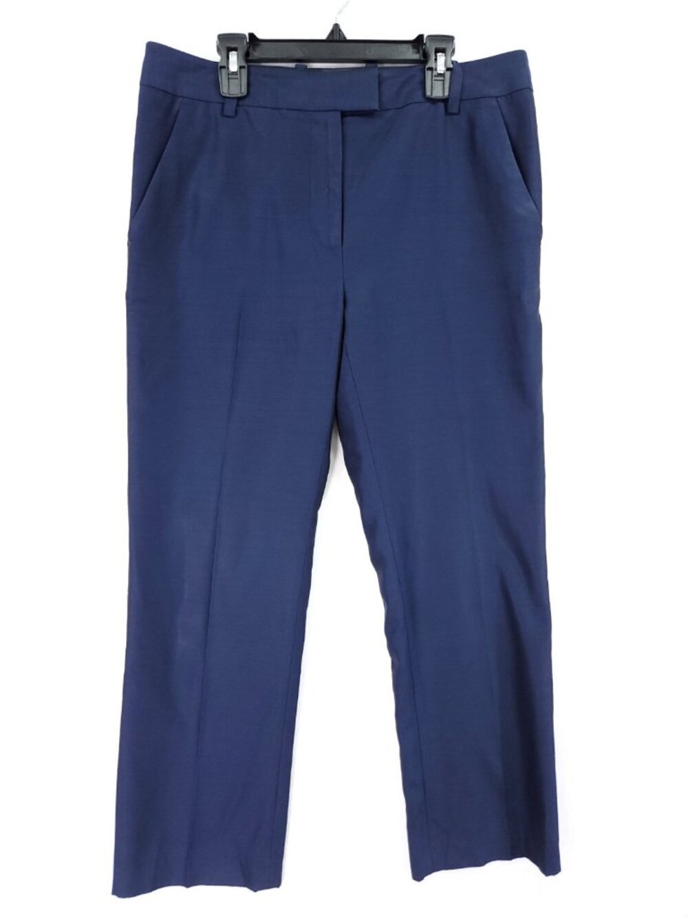 Phillip Lim Womens Size 6 32x26 Blue Wool Blend Dress Pants Ankle Cropped Luxury